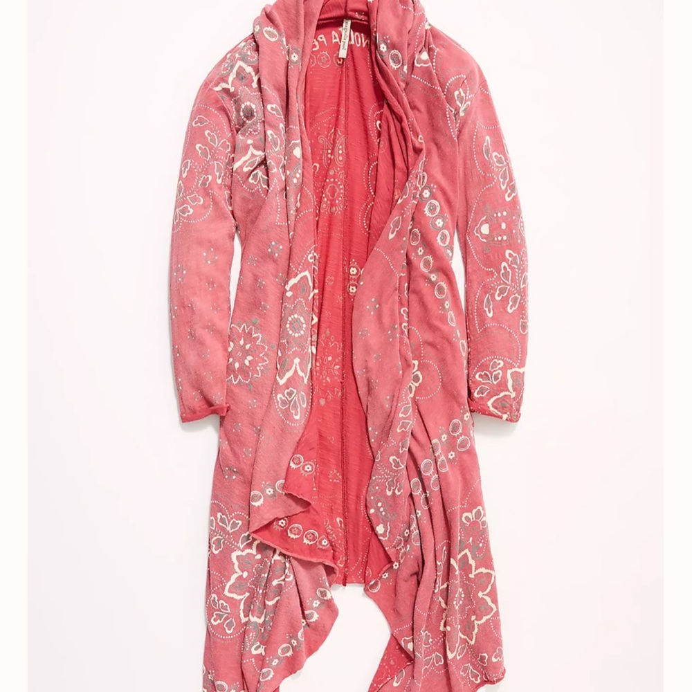 Free people Stargazer magnolia Pearl Karesa cardi